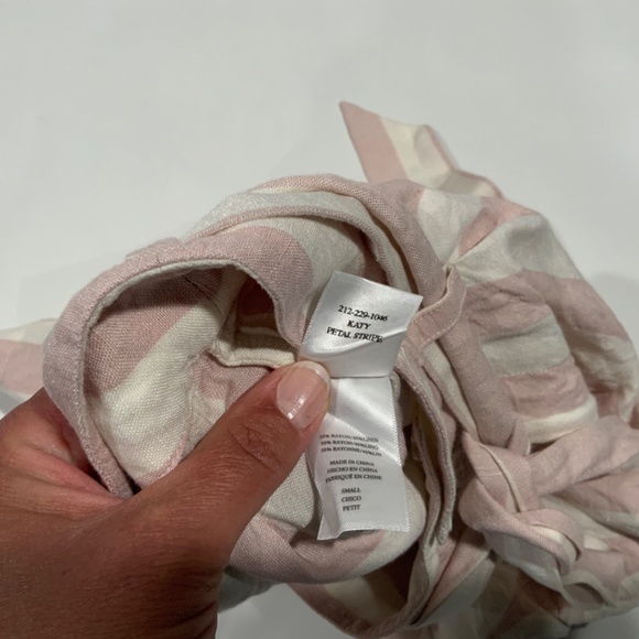 Rails Sz S Katy Petal Stripe Linen Blend Shorts - Picture 10 of 10